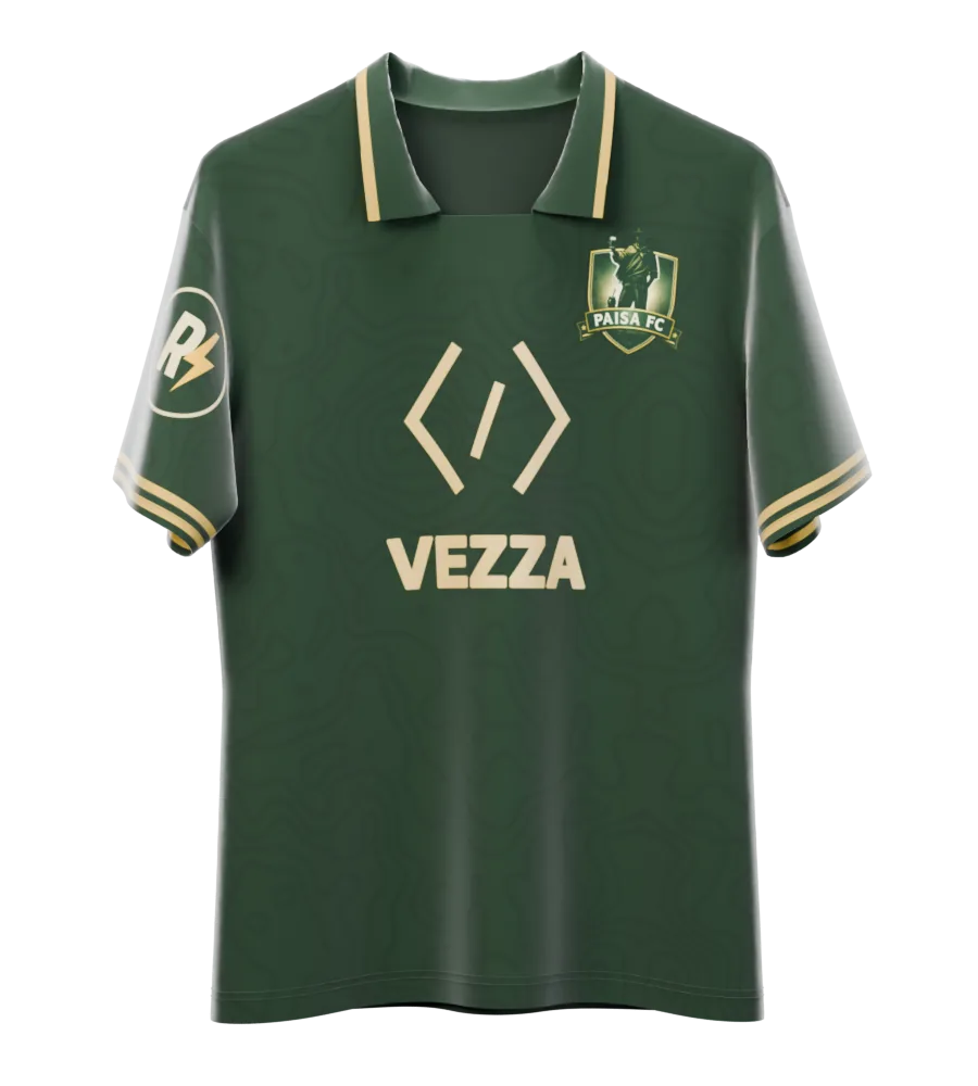Camiseta titular de Paisa FC (verde bosque)